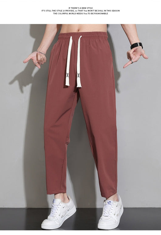 Pantalones Cortos Deportivos Ice Silk de Secado Rápido para Hombre - Image 36