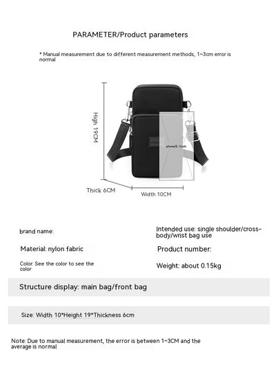 Bolsa Crossbody Mujer Oxford Ligera para Celular - Image 29