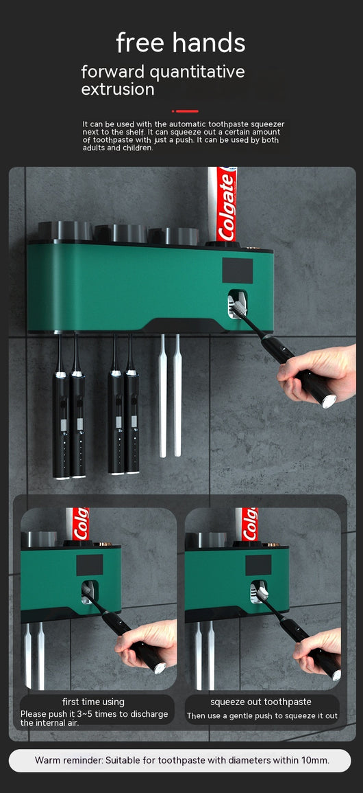 Organizador de Baño con Esterilizador UV Recargable y Soporte para Cepillos - Image 14