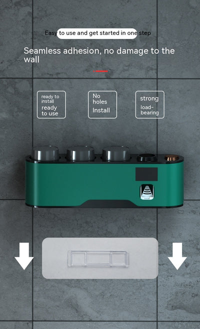Organizador de Baño con Esterilizador UV Recargable y Soporte para Cepillos - Image 19