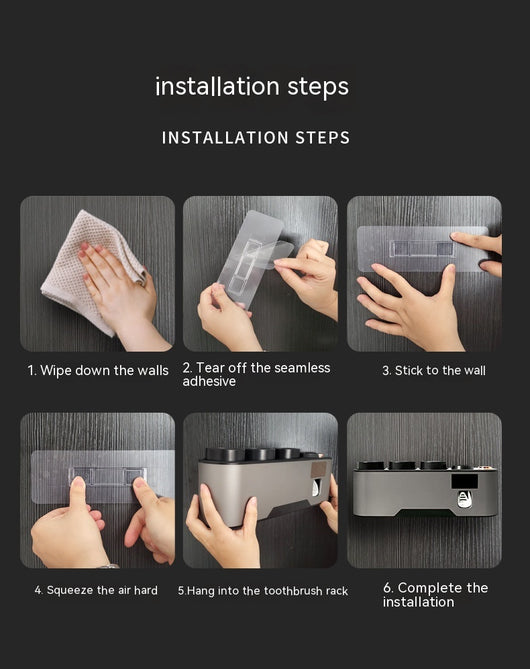 Organizador de Baño con Esterilizador UV Recargable y Soporte para Cepillos - Image 23