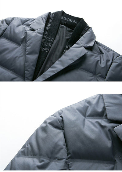 Chaqueta Acolchada de Invierno para Hombre con Cuello Desmontable - Image 14