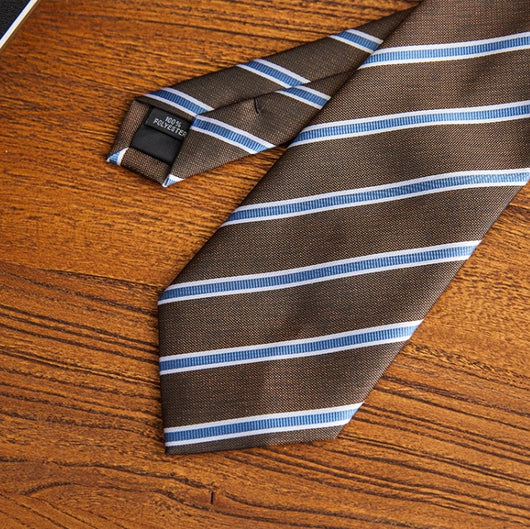 Corbata Rayada Ejecutiva Multiuso - Accesorio Formal para Traje de Negocios - Image 21