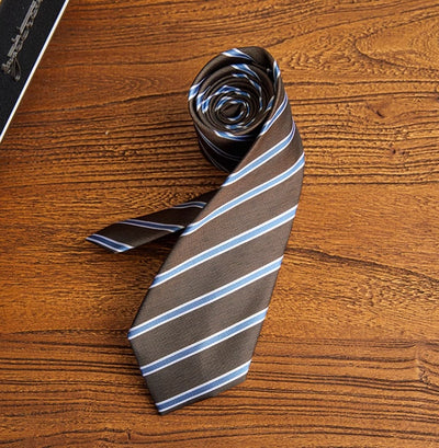 Corbata Rayada Ejecutiva Multiuso - Accesorio Formal para Traje de Negocios - Image 22