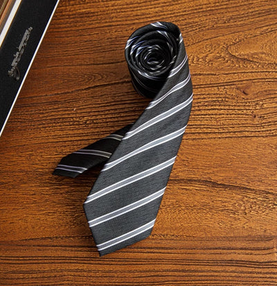 Corbata Rayada Ejecutiva Multiuso - Accesorio Formal para Traje de Negocios - Image 24