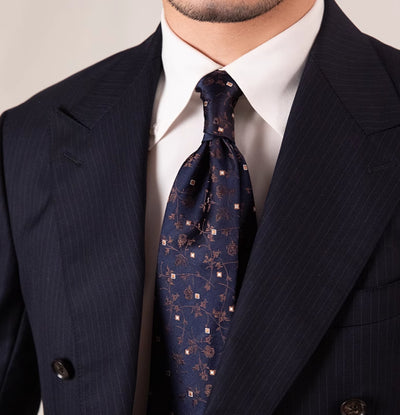Corbata Tejida a Mano en Seda Jacquard con Forro de Lana - Accesorio Premium para Traje - Image 10
