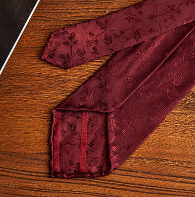 Corbata Tejida a Mano en Seda Jacquard con Forro de Lana - Accesorio Premium para Traje - Image 11