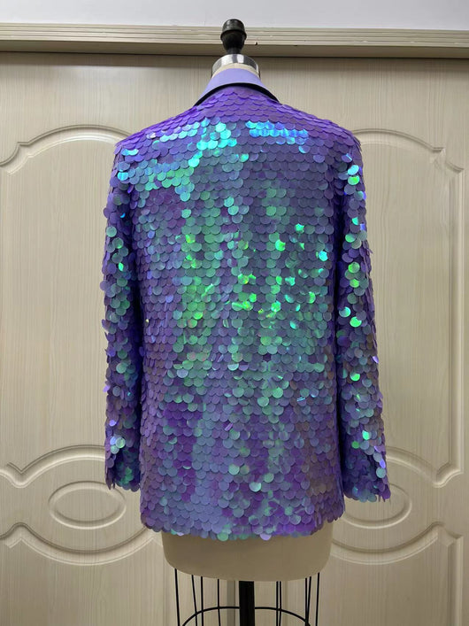 Blazer de Lentejuelas Sueltas para Cena y Eventos Elegantes - Image 15