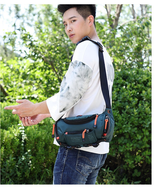 Mochila Táctica Crossbody para Hombre - Gran Capacidad para Senderismo y Ciclismo - Image 13
