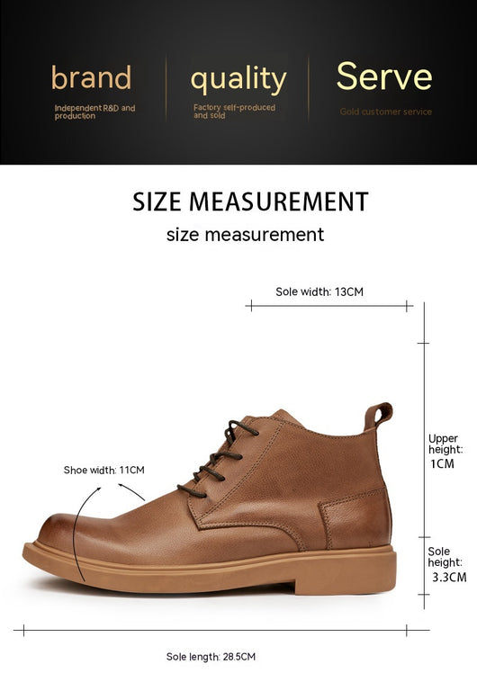 Botas Martin de Cuero Genuino - Estilo Casual Versátil para Hombre - Image 13