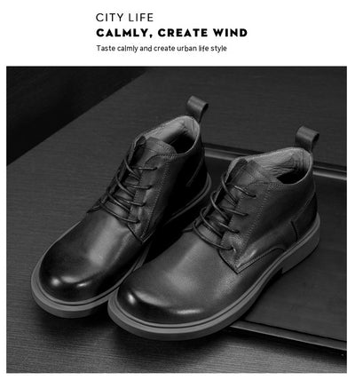 Botas Martin de Cuero Genuino - Estilo Casual Versátil para Hombre - Image 19