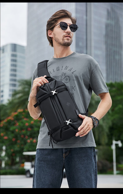 Bolsa Bandolera Impermeable Oxford de Un Hombro para Aventuras - Image 16