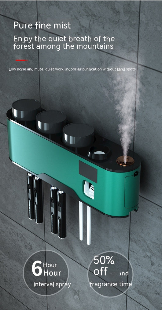 Organizador de Baño con Esterilizador UV Recargable y Soporte para Cepillos - Image 27