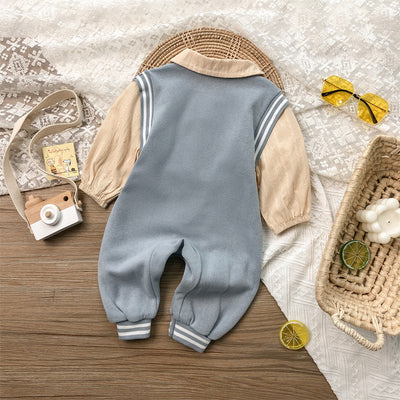 Mameluco Bebé Otoño Estilo Coreano Manga Larga para Niño Recién Nacido - Image 35