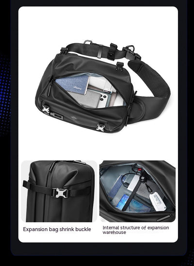 Bolsa Bandolera Impermeable Oxford de Un Hombro para Aventuras - Image 24