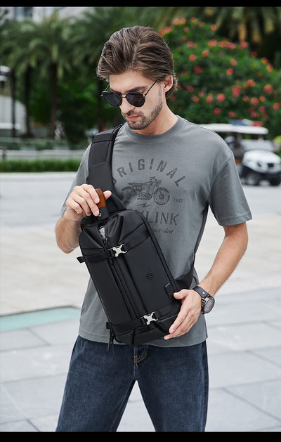 Bolsa Bandolera Impermeable Oxford de Un Hombro para Aventuras - Image 25