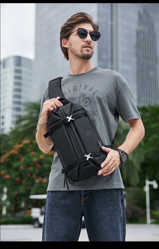 Bolsa Bandolera Impermeable Oxford de Un Hombro para Aventuras - Image 30