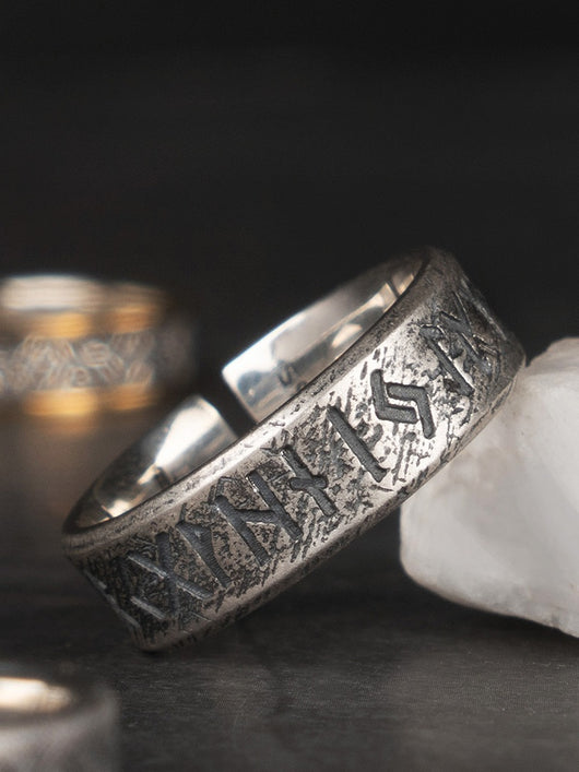 Anillo de Letras Nórdicas Viking - Image 14