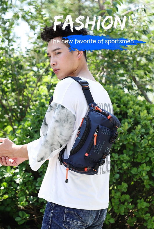 Mochila Táctica Crossbody para Hombre - Gran Capacidad para Senderismo y Ciclismo - Image 33