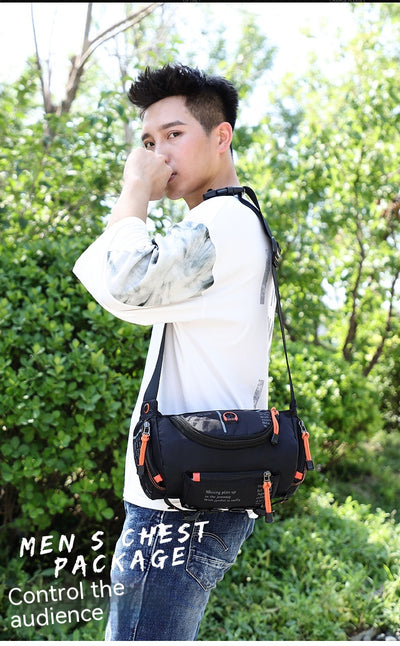 Mochila Táctica Crossbody para Hombre - Gran Capacidad para Senderismo y Ciclismo - Image 35