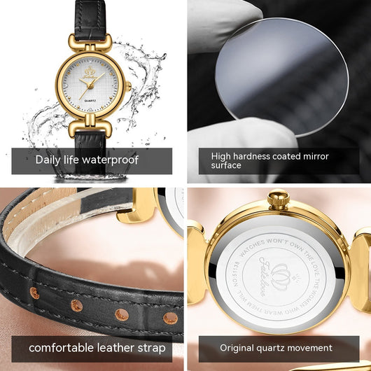 Reloj de Pulsera Retro para Mujer con Correa Elegante - Cuarzo Ligero - Image 10