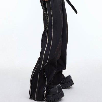 Pantalón Casual Deconstruido con Doble Cierre y Ajuste Ceñido - Image 13