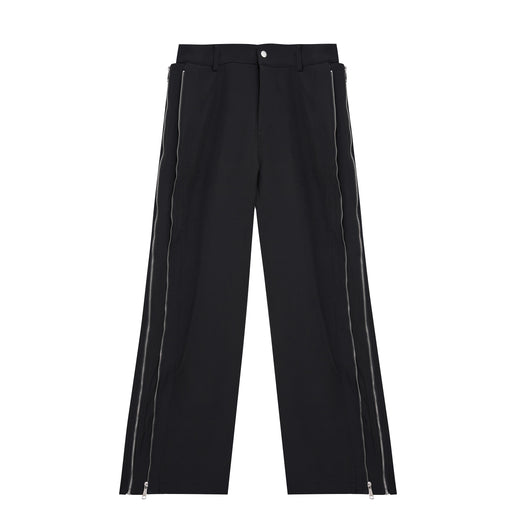 Pantalón Casual Deconstruido con Doble Cierre y Ajuste Ceñido - Image 14
