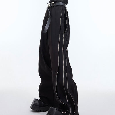 Pantalón Casual Deconstruido con Doble Cierre y Ajuste Ceñido - Image 15