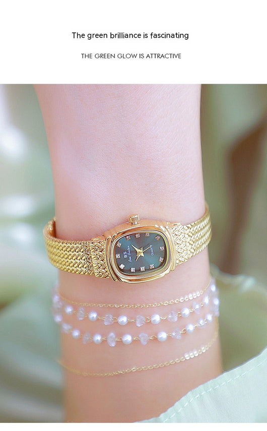 Reloj de Pulsera Dorado Minimalista - Lujo Accesible con Estilo Contemporáneo - Image 23