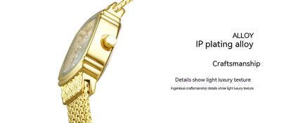 Reloj de Pulsera Dorado Minimalista - Lujo Accesible con Estilo Contemporáneo - Image 34