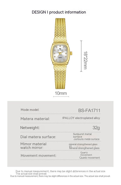 Reloj de Pulsera Dorado Minimalista - Lujo Accesible con Estilo Contemporáneo - Image 38