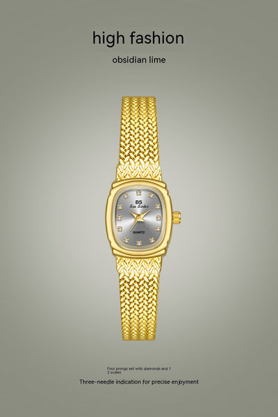 Reloj de Pulsera Dorado Minimalista - Lujo Accesible con Estilo Contemporáneo - Image 41