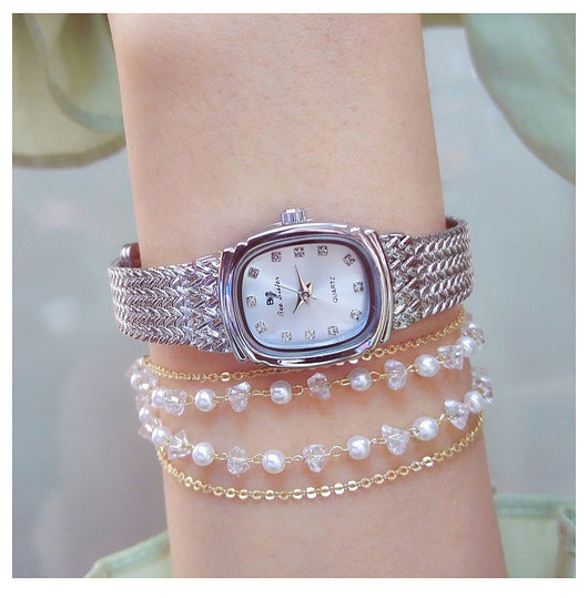 Reloj de Pulsera Dorado Minimalista - Lujo Accesible con Estilo Contemporáneo - Image 43