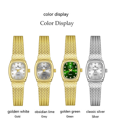 Reloj de Pulsera Dorado Minimalista - Lujo Accesible con Estilo Contemporáneo - Image 44