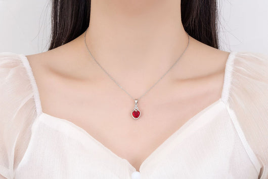 Conjunto de Joyas Corazón de Rubí - Image 33