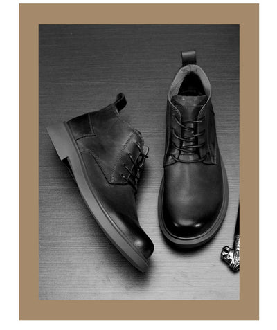 Botas Martin de Cuero Genuino - Estilo Casual Versátil para Hombre - Image 25