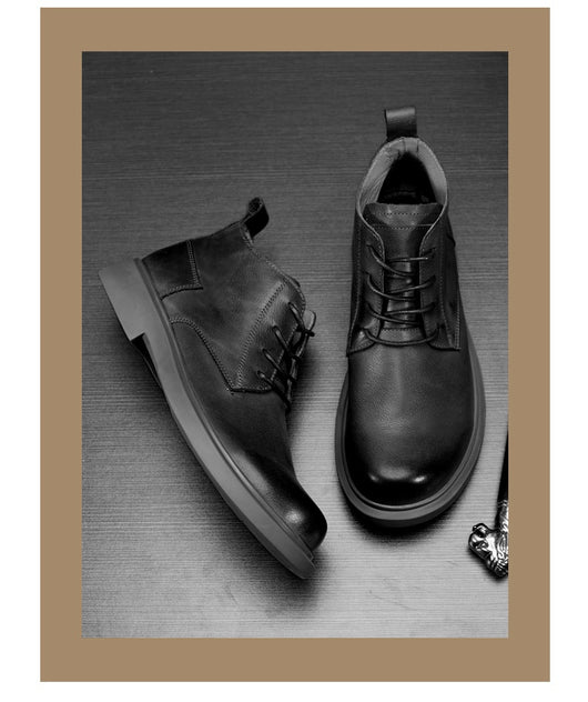Botas Martin de Cuero Genuino - Estilo Casual Versátil para Hombre - Image 25