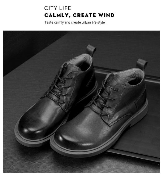 Botas Martin de Cuero Genuino - Estilo Casual Versátil para Hombre - Image 32