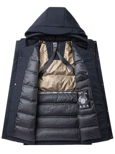 Chaqueta Acolchada de Plumas para Hombre - Casual Moderna - Image 8