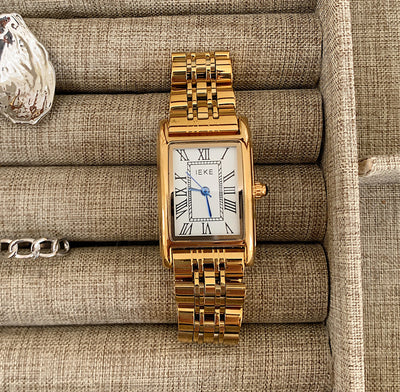 Reloj Retro Dorado Acero Inoxidable para Mujer Estilo Vintage - Image 15