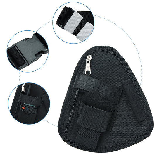 Mochila Multifuncional Triángulo Negro con Walkie-Talkie Integrado - Image 9