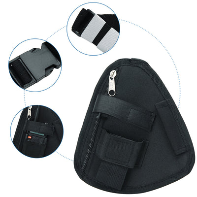 Mochila Multifuncional Triángulo Negro con Walkie-Talkie Integrado - Image 15