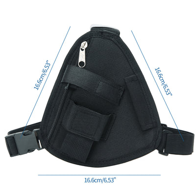 Mochila Multifuncional Triángulo Negro con Walkie-Talkie Integrado - Image 16