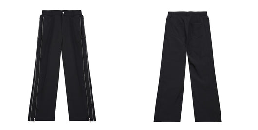Pantalón Casual Deconstruido con Doble Cierre y Ajuste Ceñido - Image 20