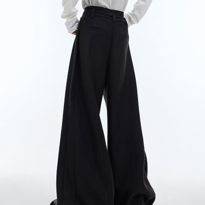 Pantalón Ancho con Cintura Deconstruida y Líneas Tridimensionales - Image 27