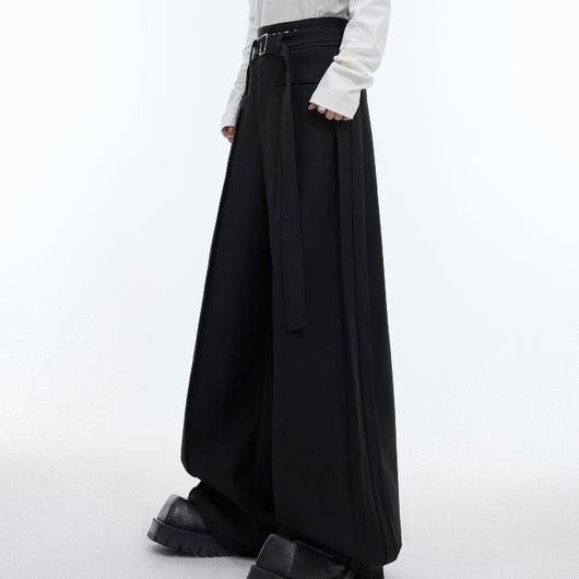 Pantalón Ancho con Cintura Deconstruida y Líneas Tridimensionales - Image 28
