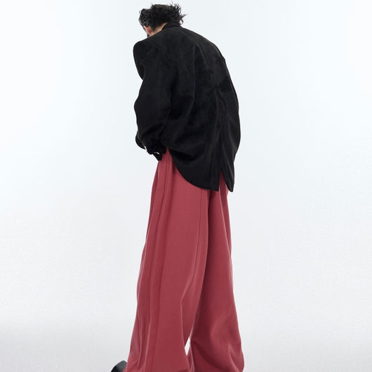 Pantalón Ancho con Cintura Deconstruida y Líneas Tridimensionales - Image 29