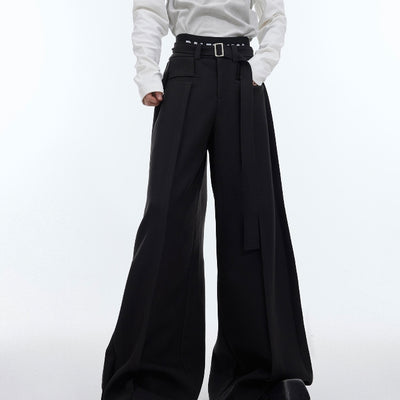 Pantalón Ancho con Cintura Deconstruida y Líneas Tridimensionales - Image 32
