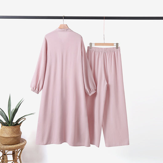 Conjunto Ejecutivo Mujer: Camisa Manga Larga y Pantalón - Image 49
