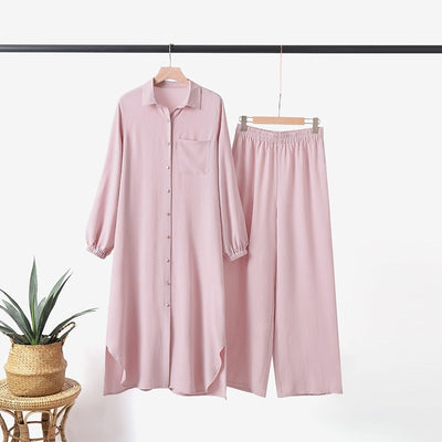 Conjunto Ejecutivo Mujer: Camisa Manga Larga y Pantalón - Image 53